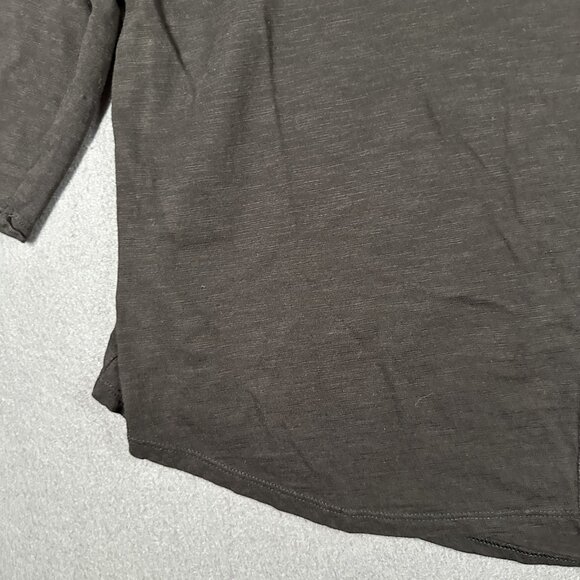 Chicos Ultimate Tee Shirt Womens 3 XL Black V‎ Neck 3/4 Sleeve Modal Cotton Soft - Picture 6 of 8